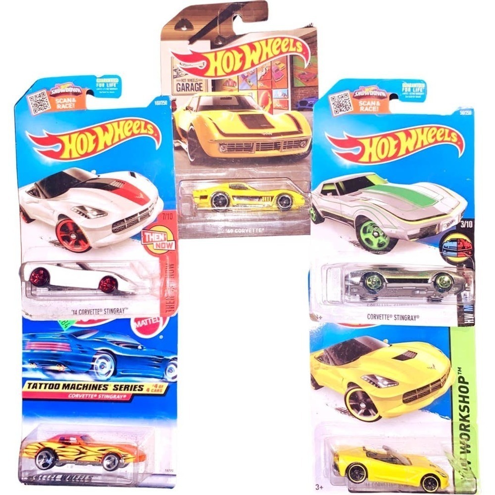 Hot Wheels Corvette Lot of 5